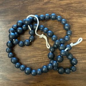 73” Wooden Bead Garland
